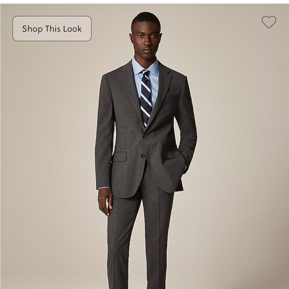 J. Crew ludlow traveler Gray Suit. EUC.